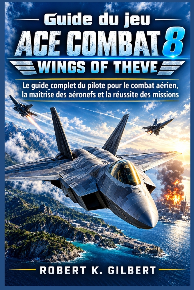 Guide du jeu Ace Combat 8: Wings of Theve: Le guide complet du pilote pour le combat aérien, la maîtrise des aéronefs et la réussite des missions cover