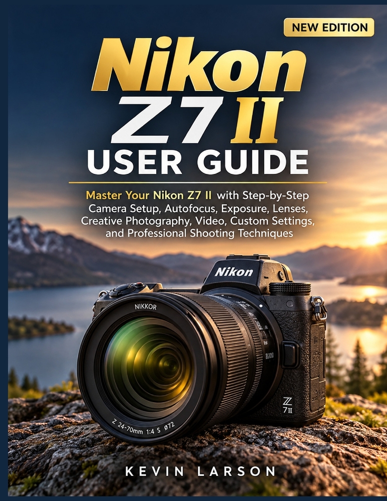 Nikon Z7 II User Guide: Master Your Nikon Z7 II with Step-by-Step Camera Setup, Autofocus, Exposure, Lenses, Creative Photography, Video, Custom Setti cover