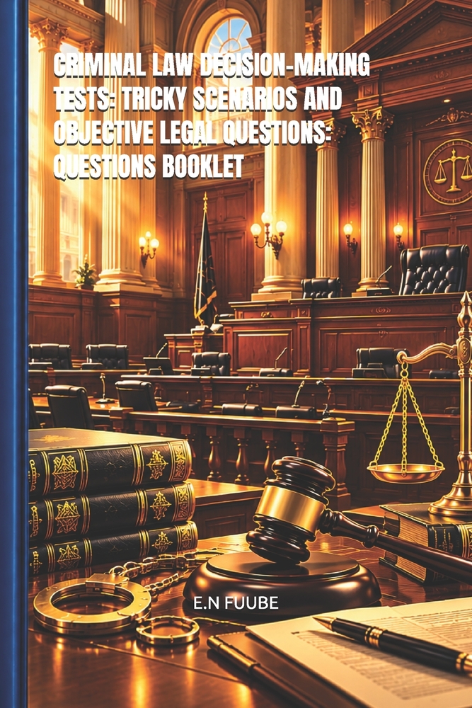 Criminal Law Decision-Making Tests: Tricky Scenarios and Objective Legal Questions: Answer Booklet cover
