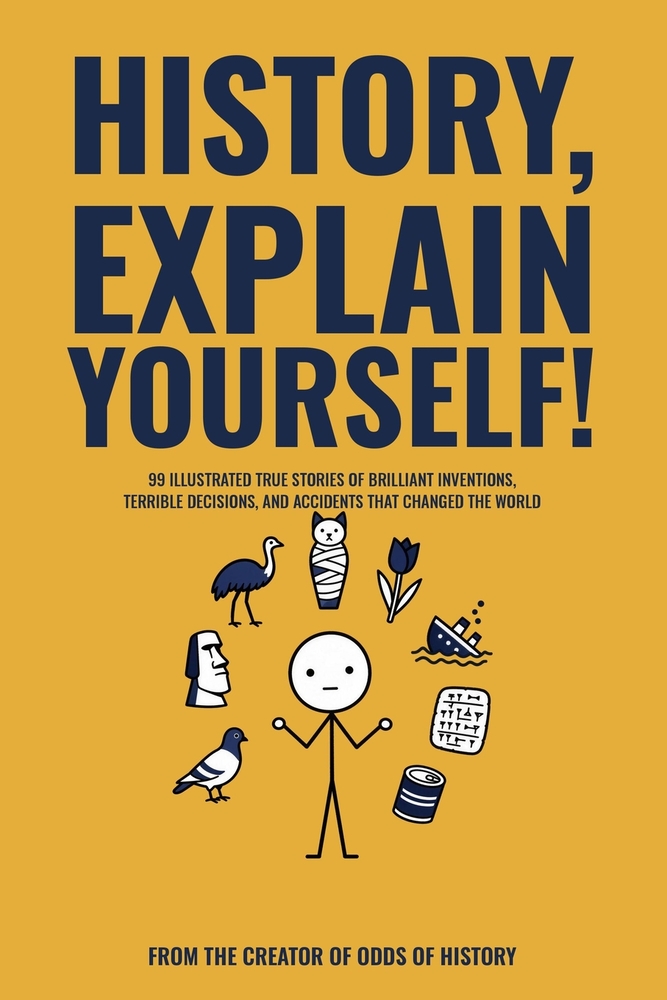 History, Explain Yourself!: 99 Illustrated True Stories of Brilliant Inventions, Terrible Decisions, and Accidents That Changed the World cover