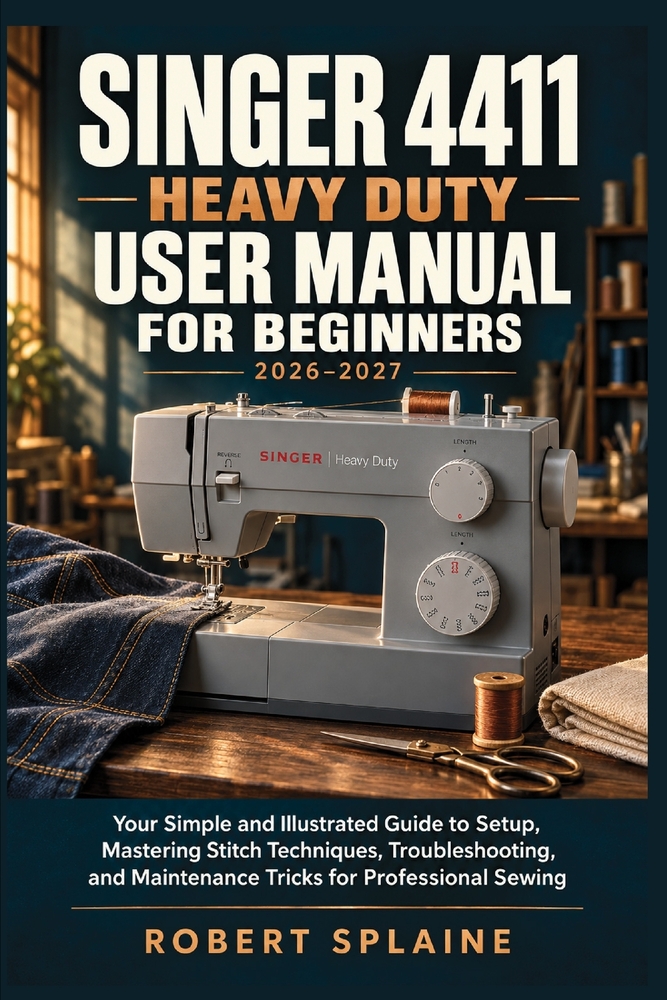 Heavy Duty User Manual for Beginners 2026-2027: Your Simple and Illustrated Guide to Setup, Mastering Stitch Techniques, Troubleshooting, and Maintena cover