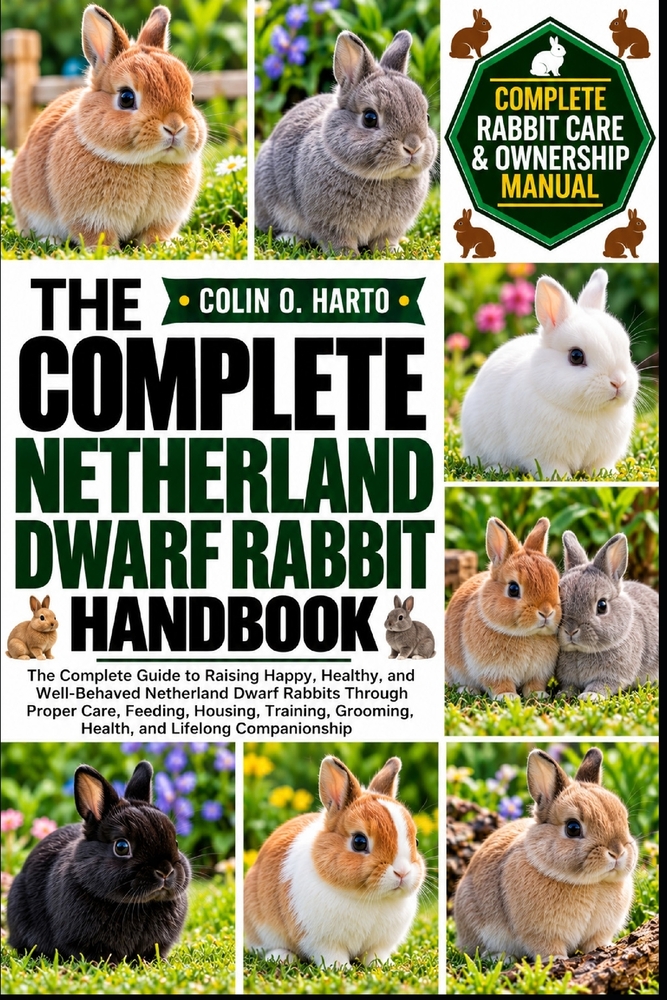 The Complete Netherland Dwarf Rabbit Handbook: The Complete Guide to Raising Happy, Healthy, and Well-Behaved Netherland Dwarf Rabbits Through Proper cover