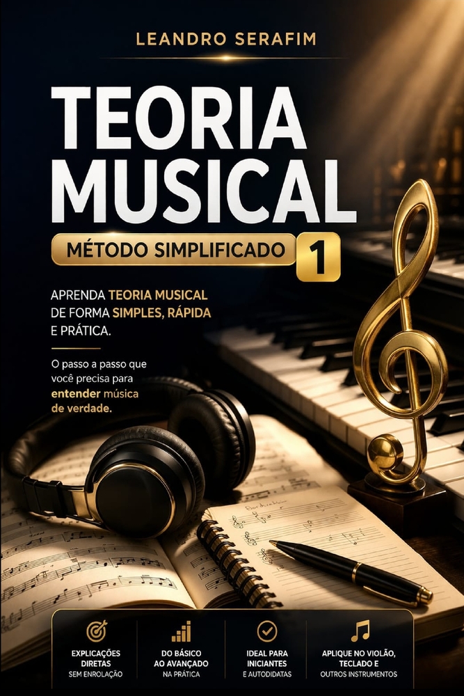 Teoria Musical Simplificado: Este método tem como objetivo te apresentar a teoria musical de uma forma clara e o mais simples possível cover
