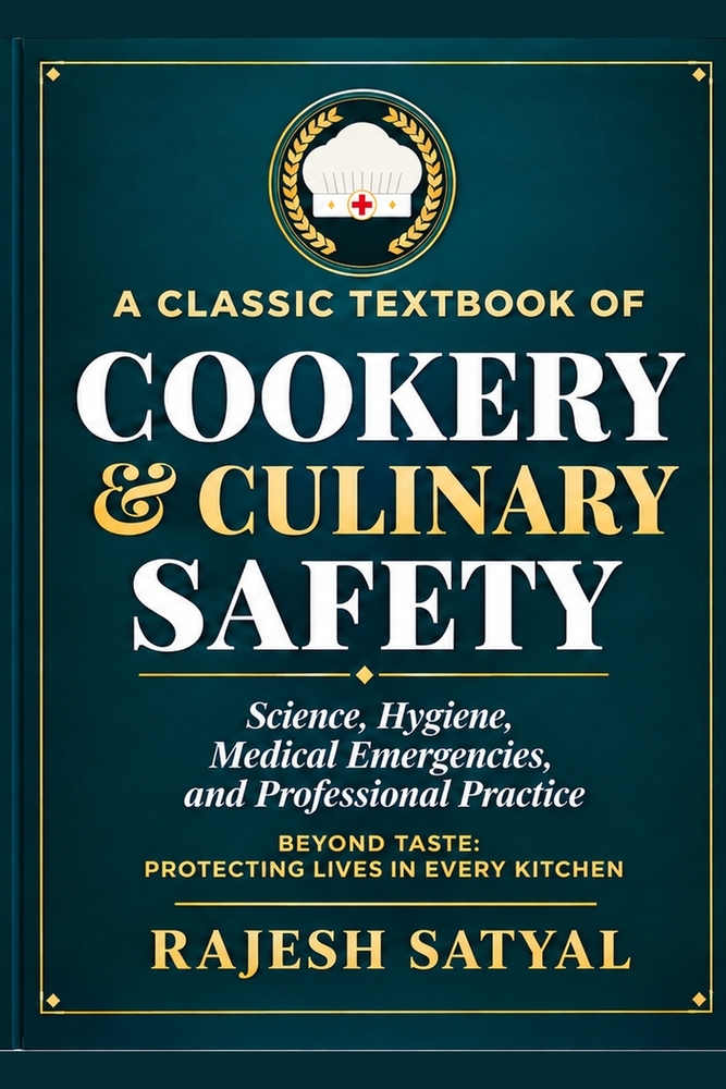 A Classic Textbook of Cookery & Culinary Safety: Science, Hygiene, Medical Emergencies, and Professional Practice cover