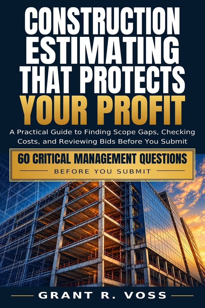 Construction Estimating That Protects Your Profit: A Practical Guide to Finding Scope Gaps, Checking Costs, and Reviewing Bids Before You Submit cover