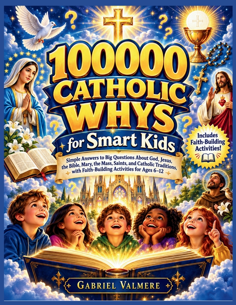 100000 Catholic Whys for Smart Kids: Simple Answers to Big Questions About God, Jesus, the Bible, Mary, the Mass, Saints, and Catholic Traditions, wit cover