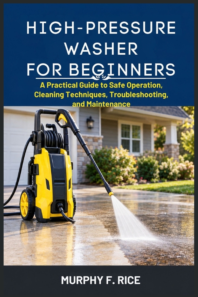High-Pressure Washer For Beginners: A Practical Guide to Safe Operation, Cleaning Techniques, Troubleshooting, and Maintenance cover