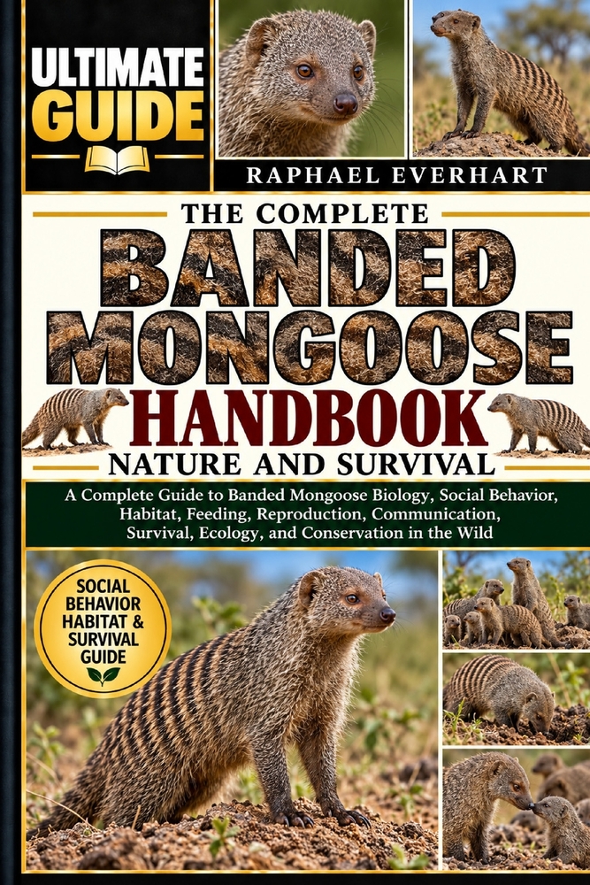 The Complete Banded Mongoose Handbook: NATURE AND SURVIVAL: A Complete Guide to Banded Mongoose Biology, Social Behavior, Habitat, Feeding, Reproducti cover