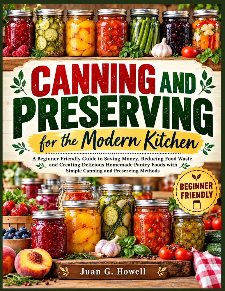 Canning and Preserving for the Modern Kitchen: A Beginner-Friendly Guide to Saving Money, Reducing Food Waste, and Creating Delicious Homemade Pantry cover