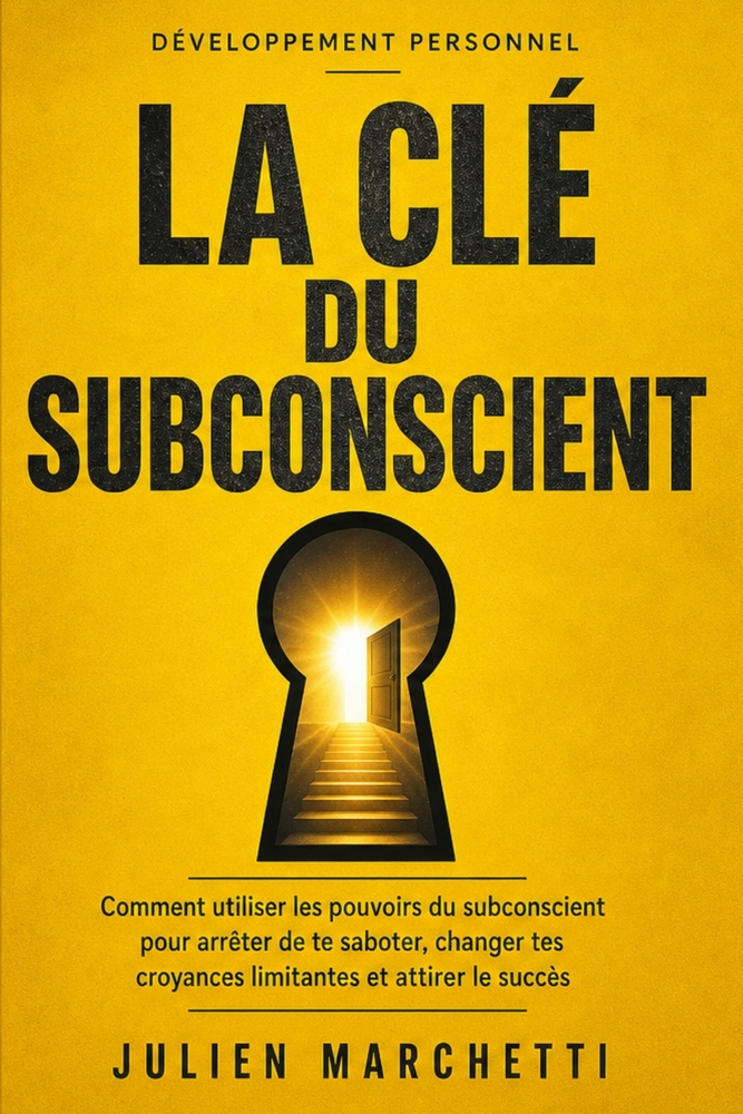 La clé du subconscient: Comment utiliser les pouvoirs du subconscient pour arrêter de te saboter, changer tes croyances limitantes et attirer le succè cover