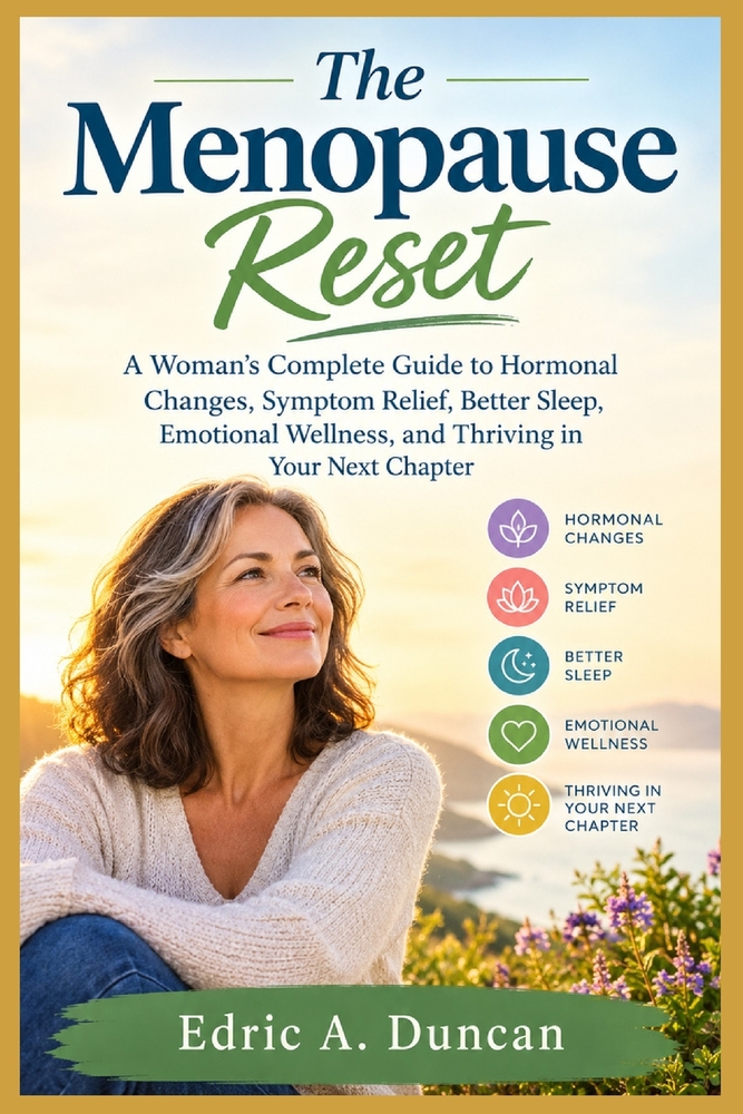 The Menopause Reset: A Woman's Complete Guide to Hormonal Changes, Symptom Relief, Better Sleep, Emotional Wellness, and Thriving in Your Next Chapter cover