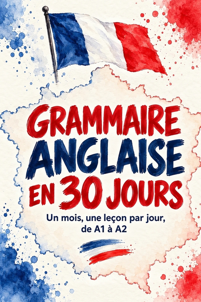 Grammaire anglaise en 30 jours: Un mois, une leçon par jour, de A1 à A2 cover
