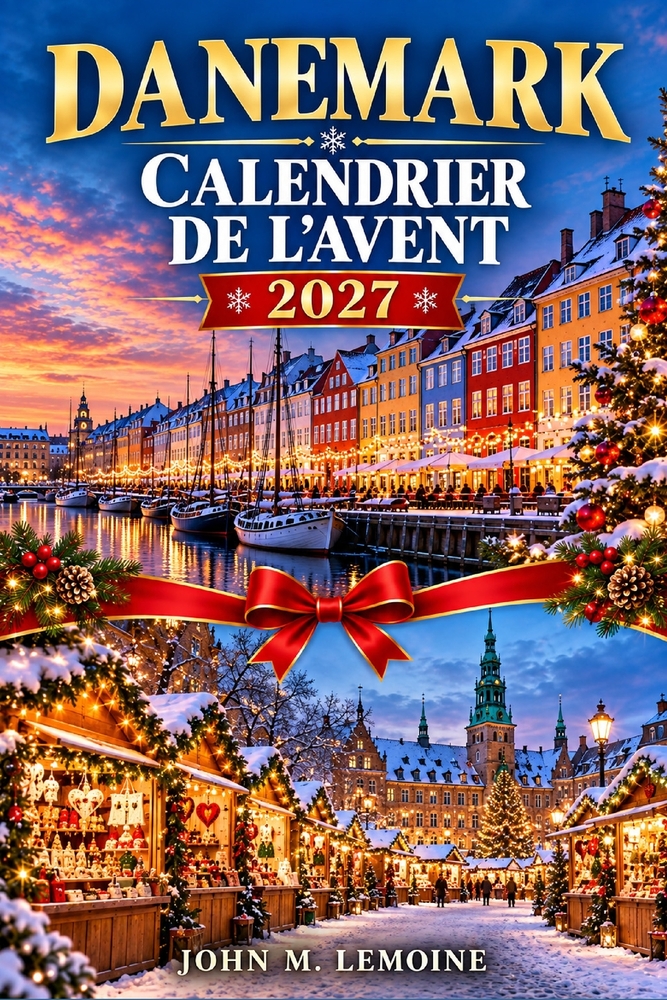 Danemark Calendrier de l'Avent 2027: Copenhague, Aarhus et Ribe à Noël: hygge, julekalender, folklore des nisser, traditions des marchés, spécialités cover