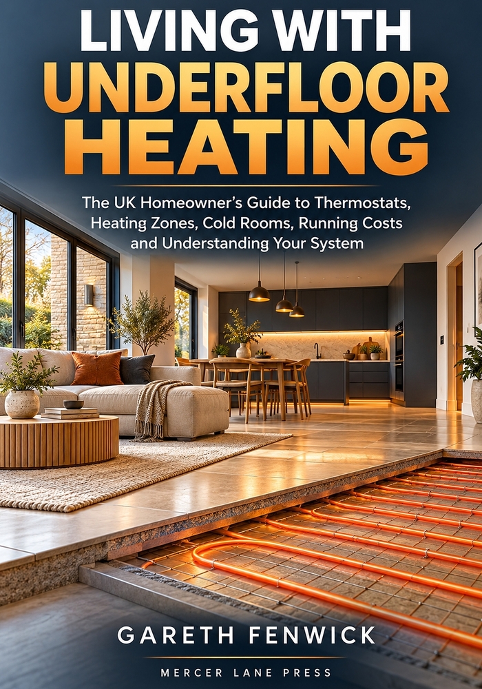 Living With Underfloor Heating: The UK Homeowner's Guide to Thermostats, Heating Zones, Cold Rooms, Running Costs and Understanding Your System cover