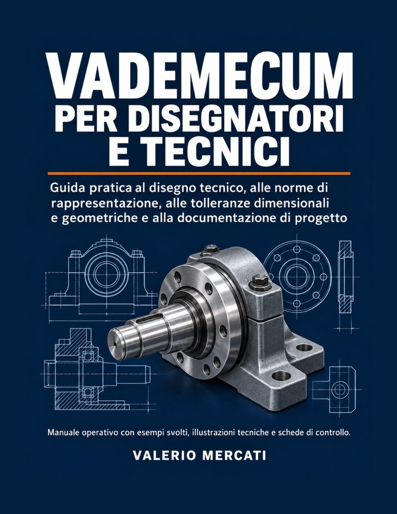 Vademecum per disegnatori e tecnici: Guida pratica al disegno tecnico, alle norme di rappresentazione, alle tolleranze dimensionali e geometriche e al cover