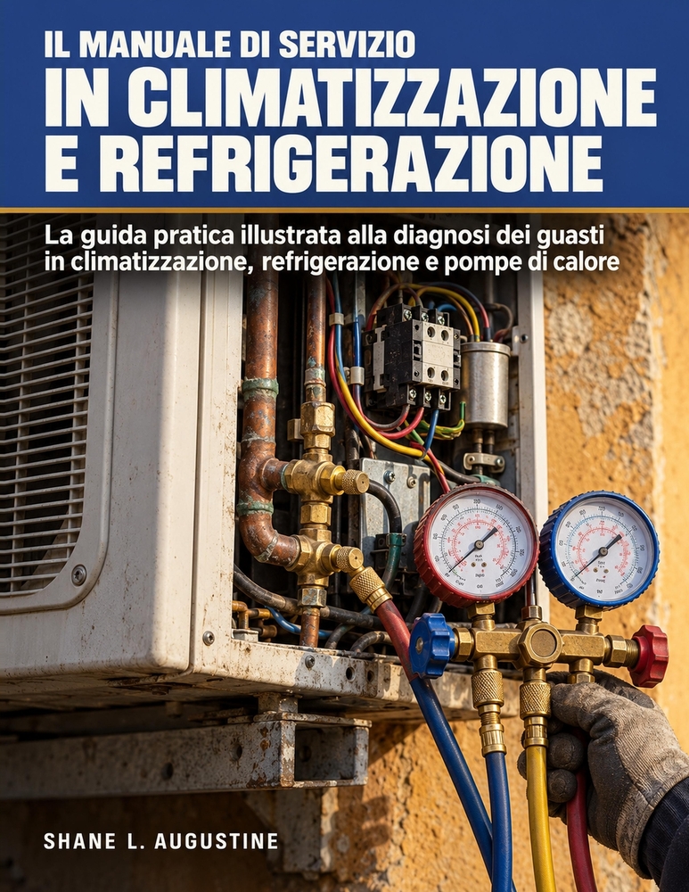 Il Manuale di Servizio in Climatizzazione e Refrigerazione: La guida pratica illustrata alla diagnosi dei guasti in climatizzazione, refrigerazione e cover