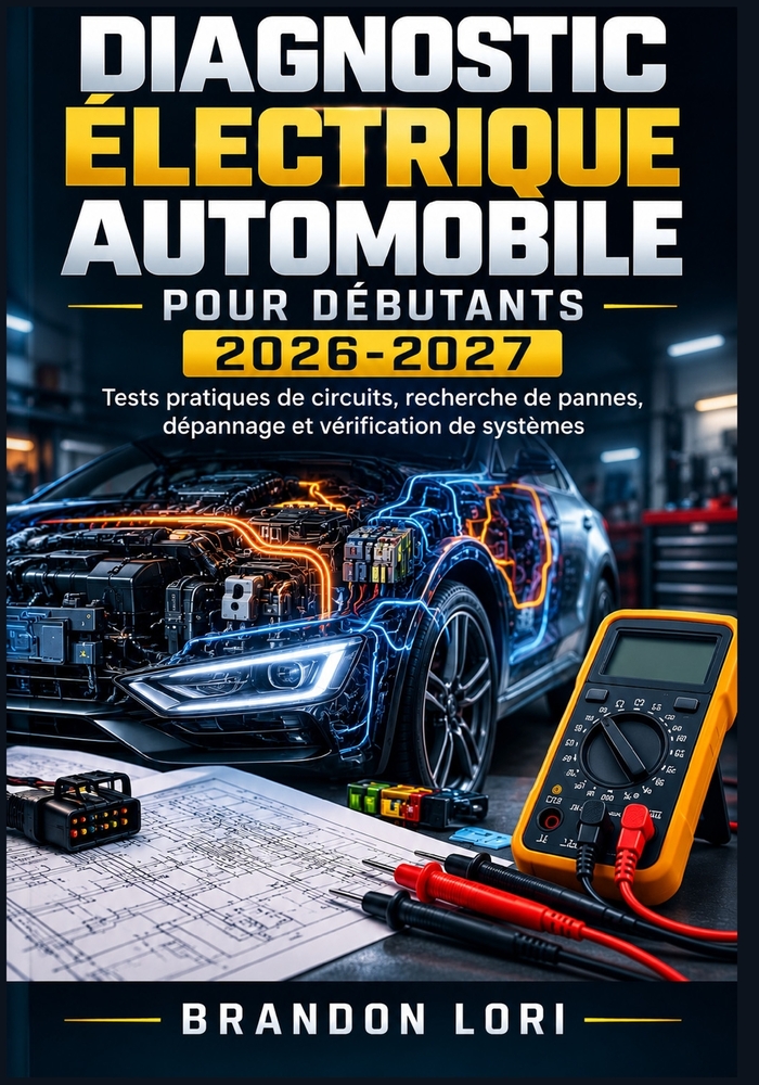 Diagnostic Électrique Automobile Pour Débutants 2026-2027: Tests pratiques de circuits, recherche de pannes, dépannage et vérification de systèmes cover
