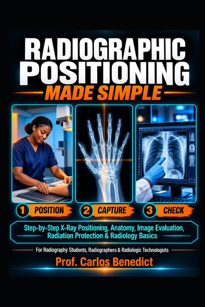 Radiographic Positioning Made Simple: Step-by-Step X-Ray Positioning, Anatomy, Image Evaluation, Radiation Protection, and Radiology Basics for Radiog cover