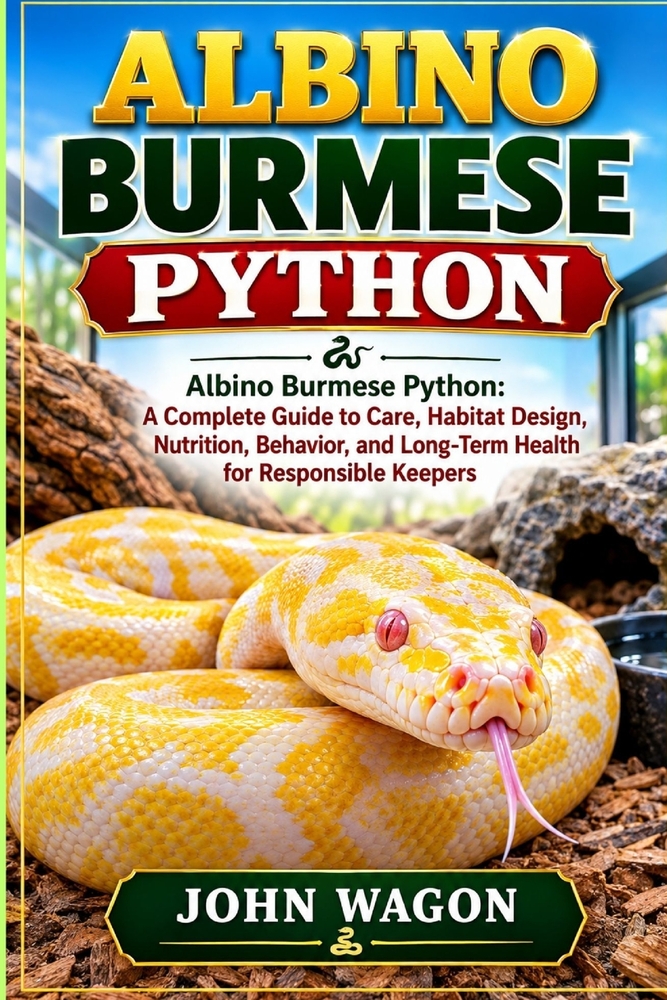 Albino Burmese Python: Albino Burmese Python: A Complete Guide to Care, Habitat Design, Nutrition, Behavior, and Long-Term Health for Responsible Keep cover