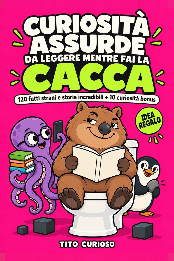 Curiosità assurde da leggere mentre fai la cacca: 120 fatti strani e storie incredibili + 10 curiosità bonus cover