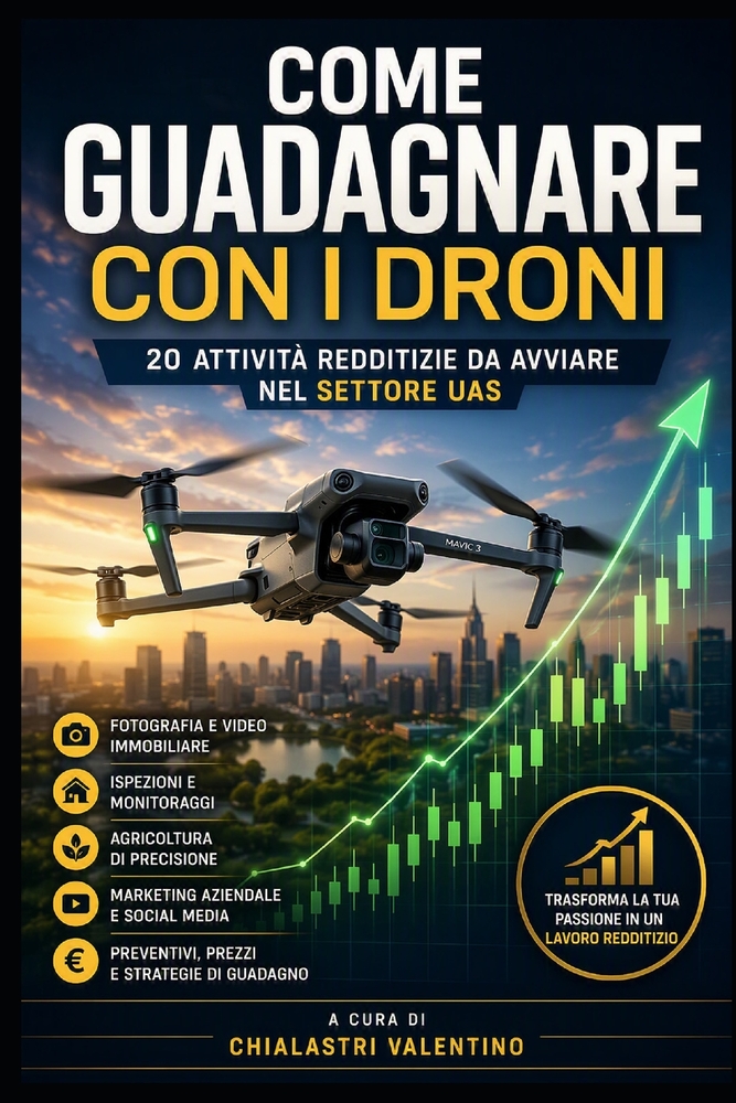 Il Business con i Droni: 20 Attività Redditizie da Avviare nel Settore UAS cover