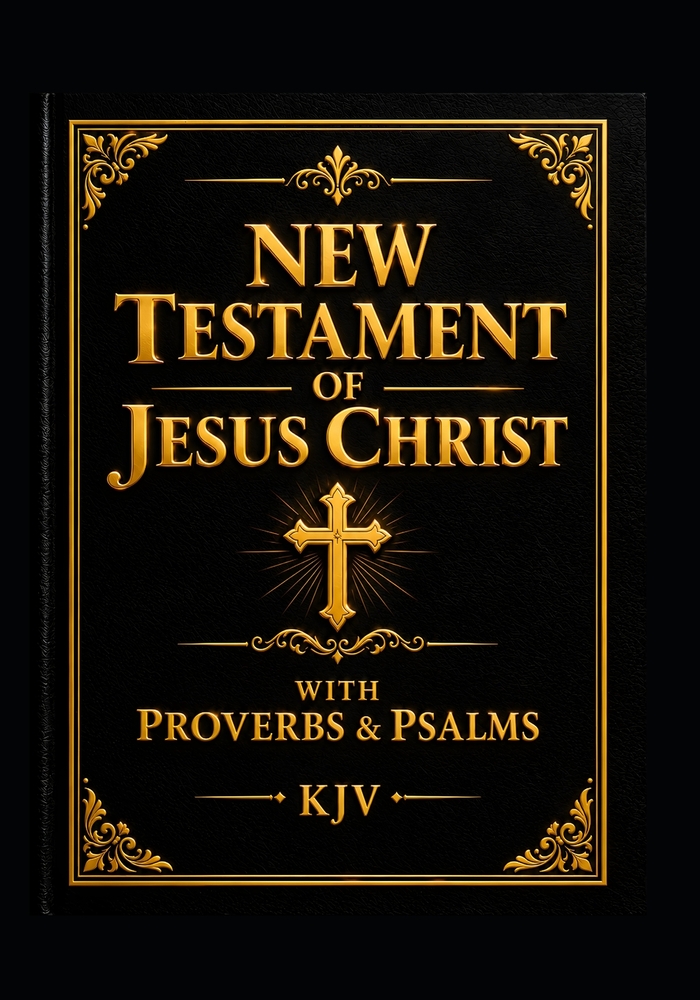 New Testament of Jesus Christ with Proverbs & Psalms cover