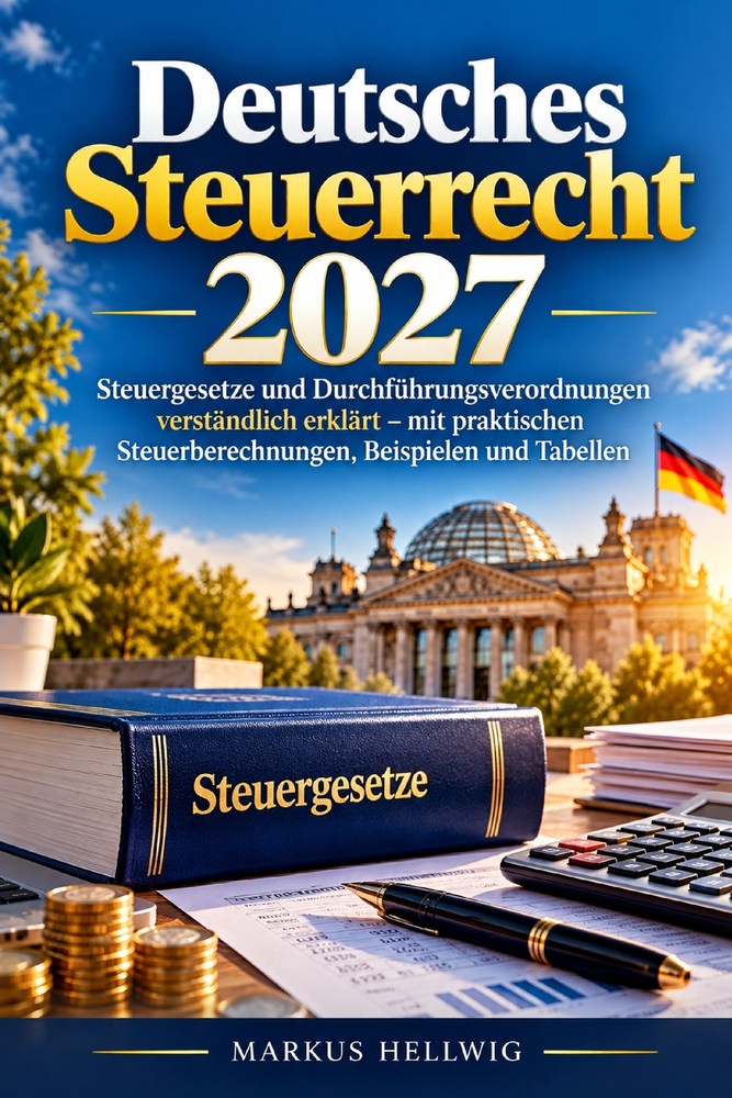 Deutsches Steuerrecht 2027: Steuergesetze und Durchführungsverordnungen verständlich erklärt - mit praktischen Steuerberechnungen, Beispielen und Tabe cover
