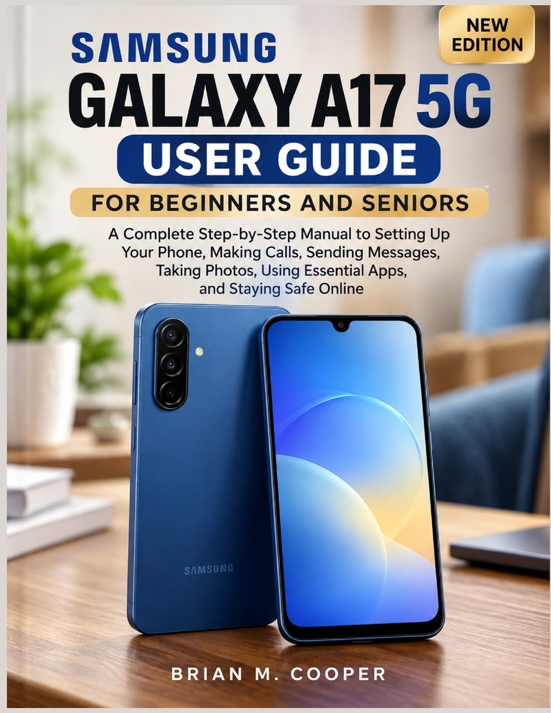 Samsung Galaxy A17 5g User Guide for Beginners and Seniors: A Complete Step-by-Step manual to Setting Up Your Phone, Making Calls, Sending Messages, T cover