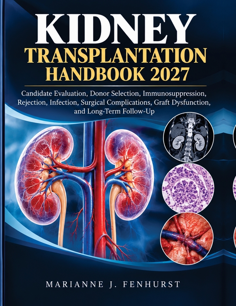 Kidney Transplantation Handbook 2027: Candidate Evaluation, Donor Selection, Immunosuppression, Rejection, Infection, Surgical Complications, Graft Dy cover