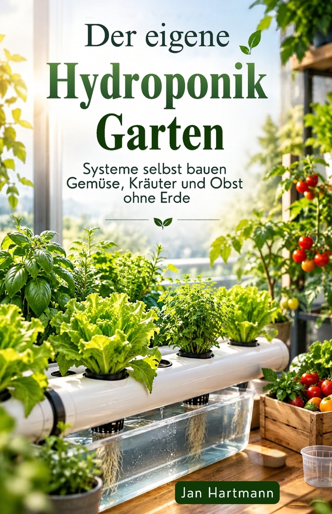 Der eigene Hydroponik-Garten: Systeme selbst bauen: Gemüse, Kräuter und Obst ohne Erde cover
