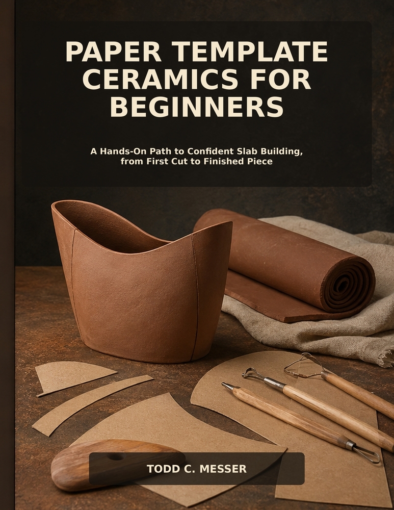 Paper Template Ceramics for Beginners: A Hands-On Path to Confident Slab Building, from First Cut to Finished Piece cover