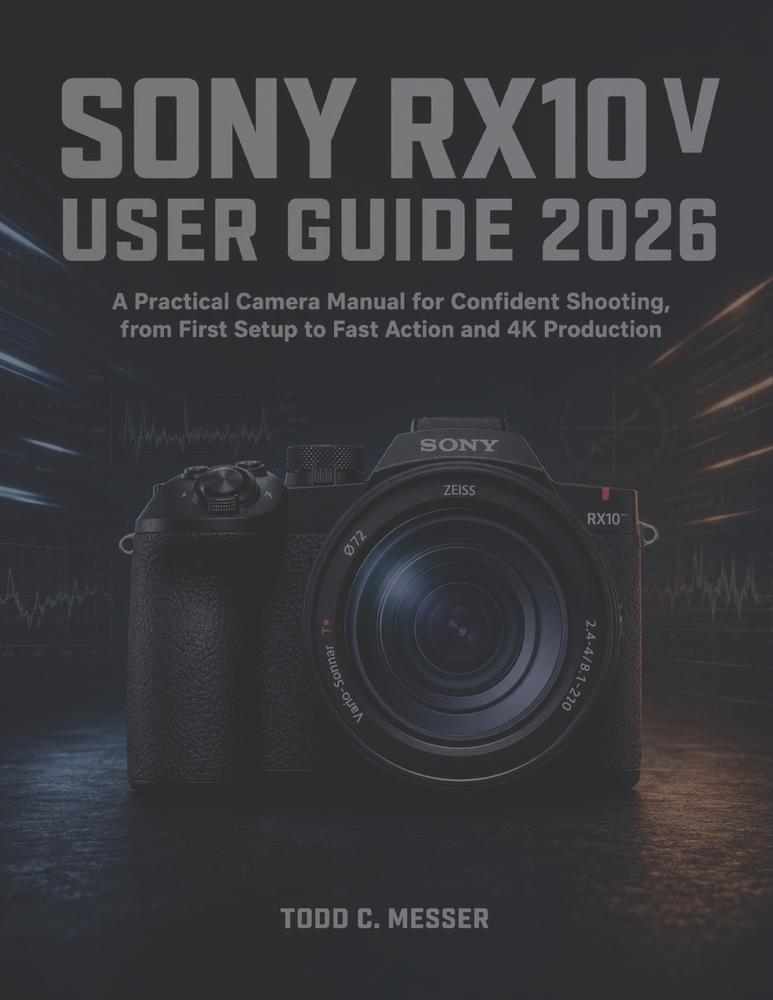 Sony RX10 V User Guide 2026: A Practical Camera Manual for Confident Shooting, from First Setup to Fast Action and 4K Production cover