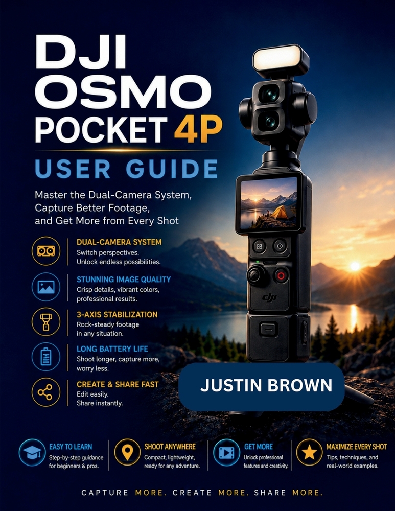 DJI Osmo Pocket 4P User Guide: Master the Dual-Camera System, Capture Better Footage, and Get More from Every Shot cover