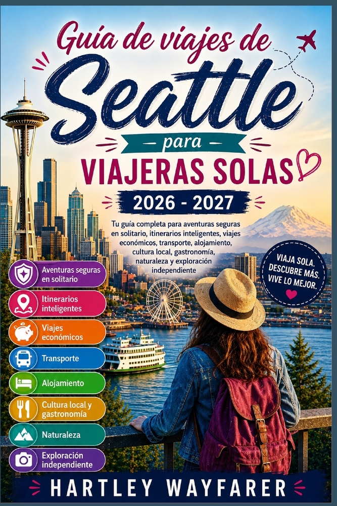 Guía de viajes de Seattle para viajeras solas 2026 - 2027: Tu guía completa para aventuras seguras en solitario, itinerarios inteligentes, viajes econ cover