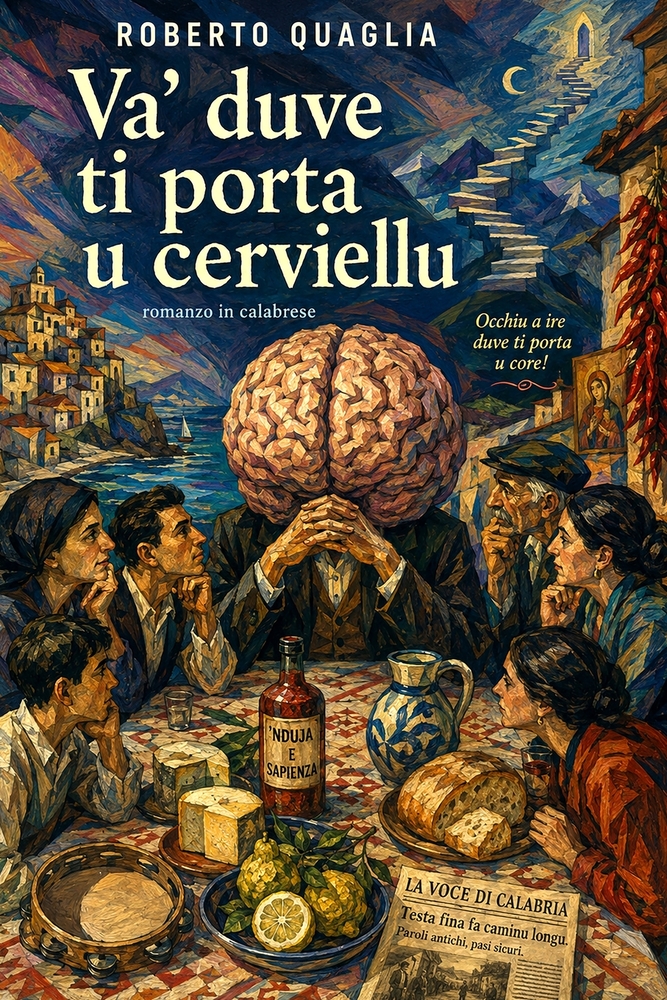 Va' duve ti porta u cerviellu: romanzo in calabrese con testo italiano a fronte cover