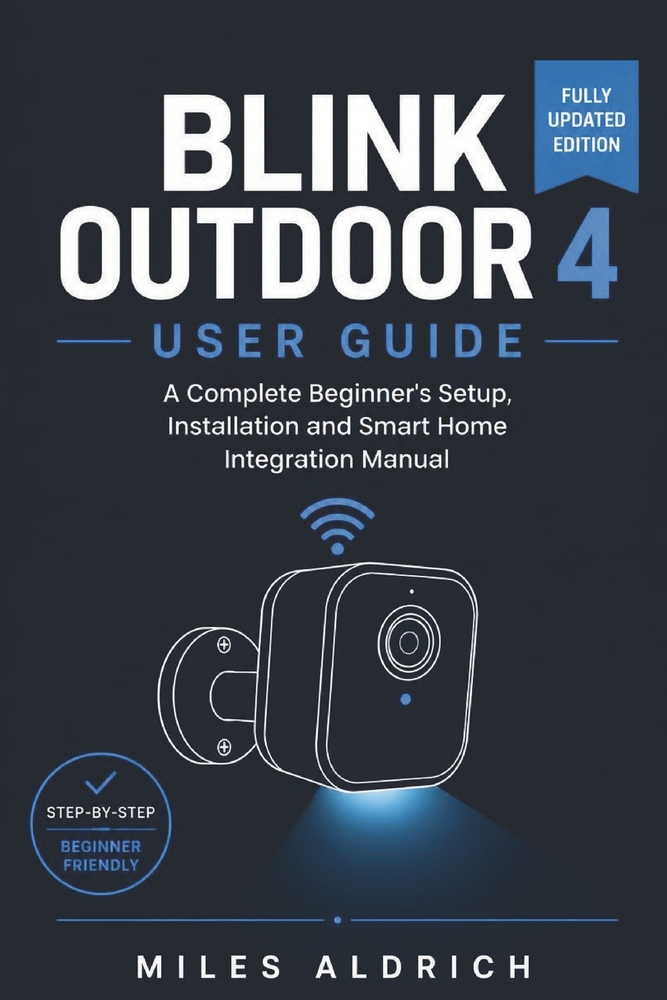 Blink Outdoor 4 User Guide: An Independent Step-by-Step Setup, Installation and Troubleshooting Handbook for First-Time Smart Home Owners cover