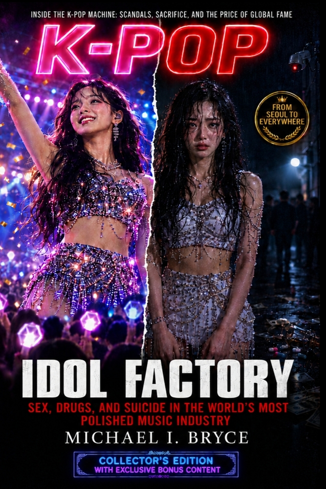 Inside the K-Pop Machine. Scandals, Sacrifice, and the Price of Global Fame: IDOL FACTORY - COLLECTOR'S EDITION: Sex, Drugs, and Suicide in the World' cover