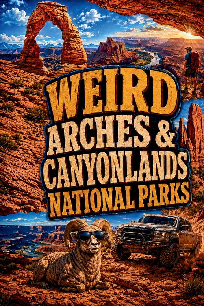 Weird Arches & Canyonlands National Parks: Off-Road Trails, Mountain-Bike Routes, Walking Adventures & Strange Stories from Moab's Red-Rock Country cover