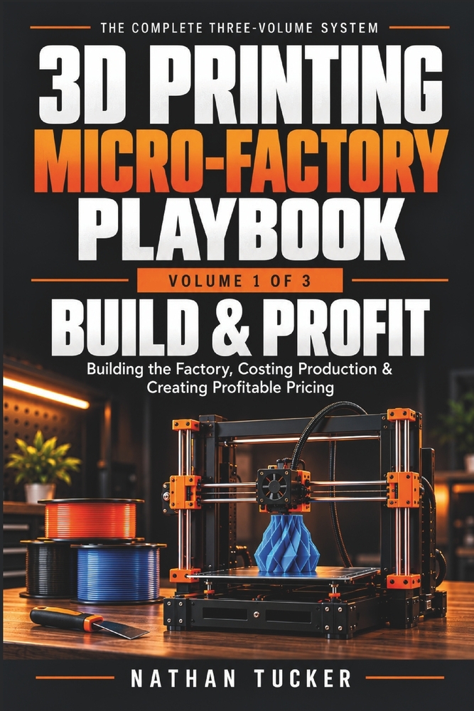 3D Printing Micro-Factory Playbook, Volume 1: Build & Profit - Building the Factory, Costing Production & Creating Profitable Pricing cover