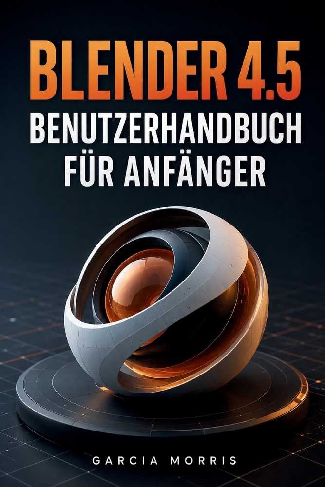 Blender 4.5 Benutzerhandbuch Für Anfänger: Erstellen Sie digitale Assets mit praktischen Arbeitsabläufen für Szenendesign, Materialien, Animation, vis cover