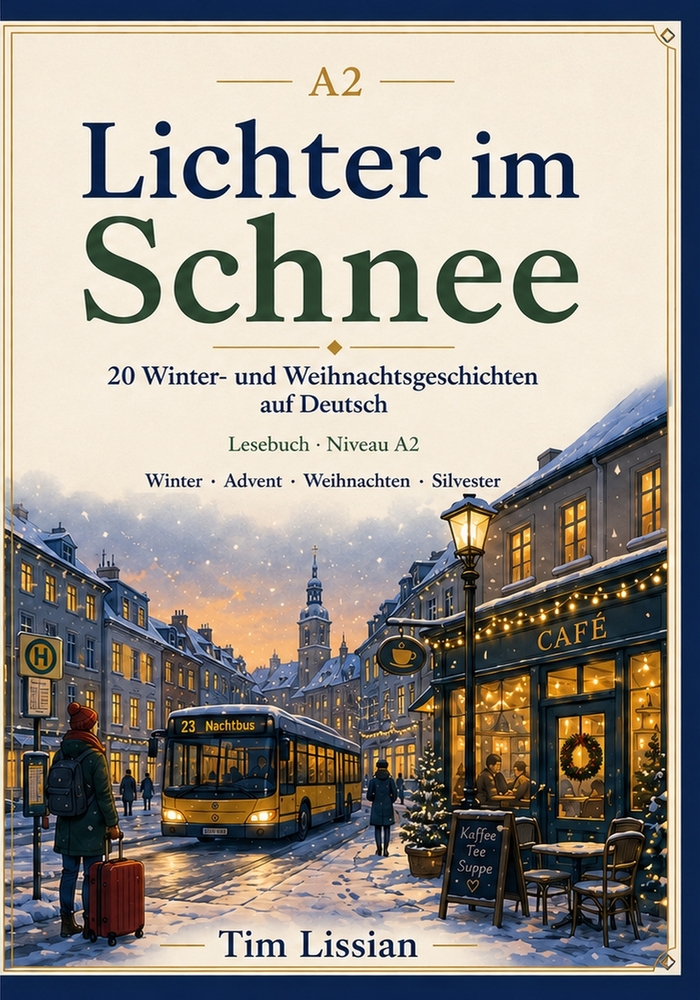 Lichter im Schnee: 20 Winter- und Weihnachtsgeschichten auf Deutsch cover