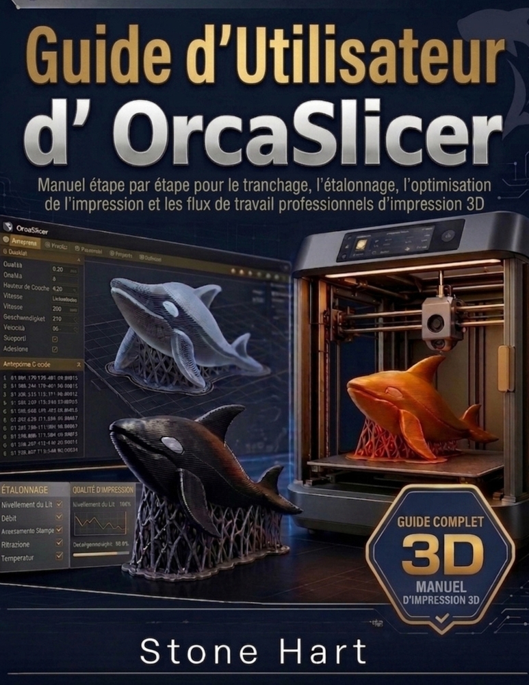 Guide de l'utilisateur d'OrcaSlicer: Manuel étape par étape pour l'étalonnage, l'optimisation d'impression et les flux de travail professionnels d'imp cover