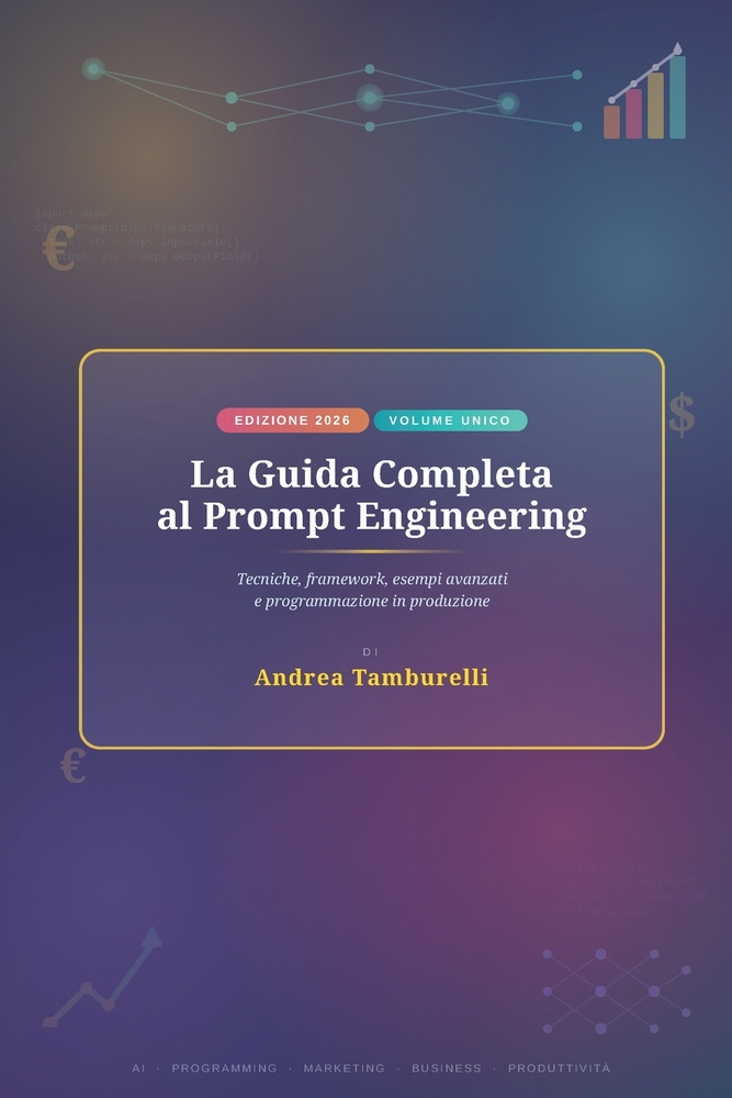 La Guida Completa al Prompt Engineering: Tecniche, framework, esempi avanzati e programmazione in produzione VOLUME UNICO EDIZIONE AGGIORNATA 2026 cover
