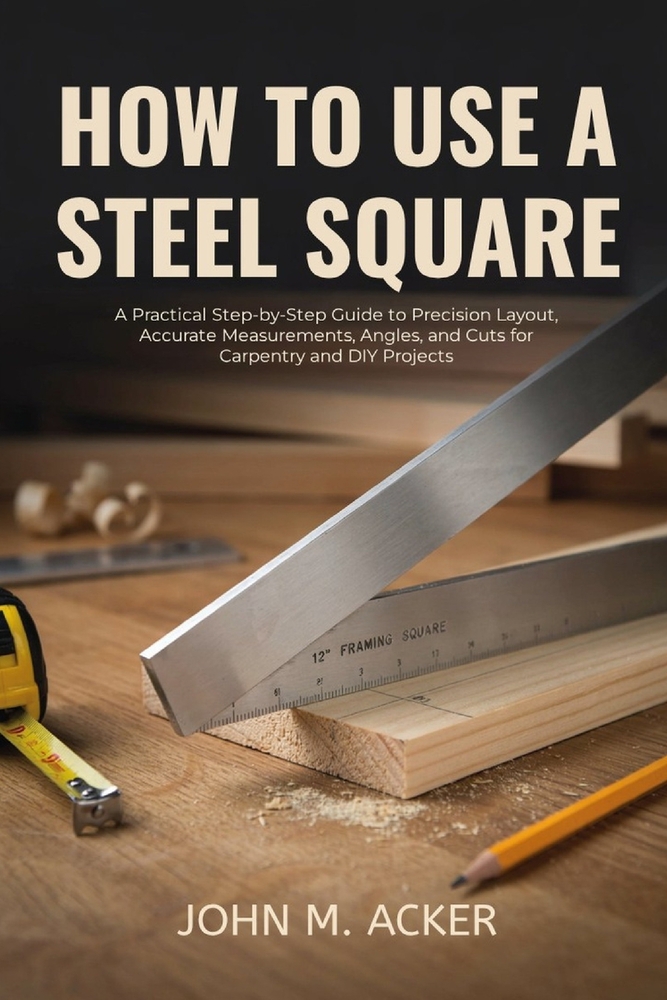 How to Use a Steel Square: Master Precision, Measurements, and Angles with the Ultimate Hand Tool for DIY and Professional Projects cover