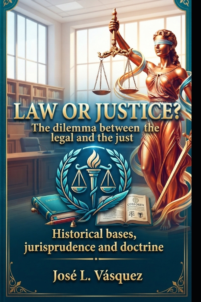 Law or Justice?: The dilemma between the legal and the just Historical bases, jurisprudence and doctrine cover