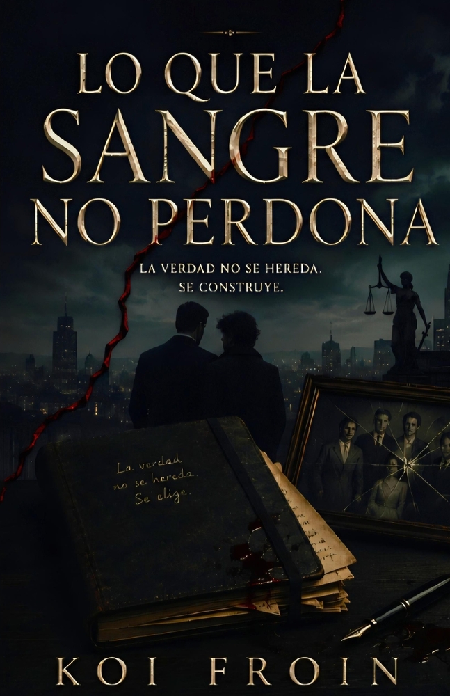 Lo Que La Sangre No Perdona: Novela de suspense y romance gay: Un enemies to lovers de traición y secretos cover