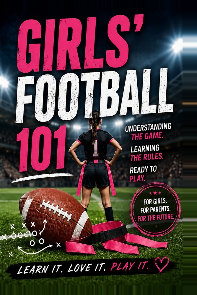 Girls' Football 101: A Beginner's Guide to Understanding the Game, Learning the Rules, and Getting Ready to Play cover