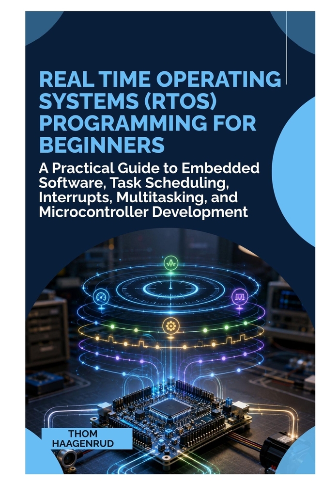 Real Time Operating Systems (RTOS) Programming for Beginners: A Practical Guide to Embedded Software, Task Scheduling, Interrupts, Multitasking, and M cover