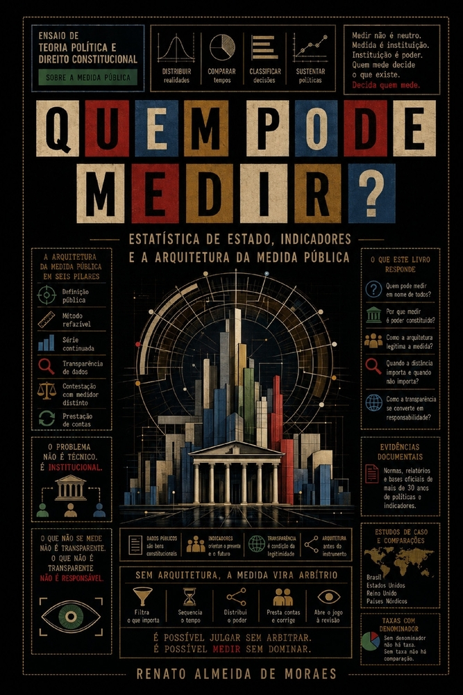 Quem Pode Medir?: Estatística de Estado, indicadores e a arquitetura da medida pública cover