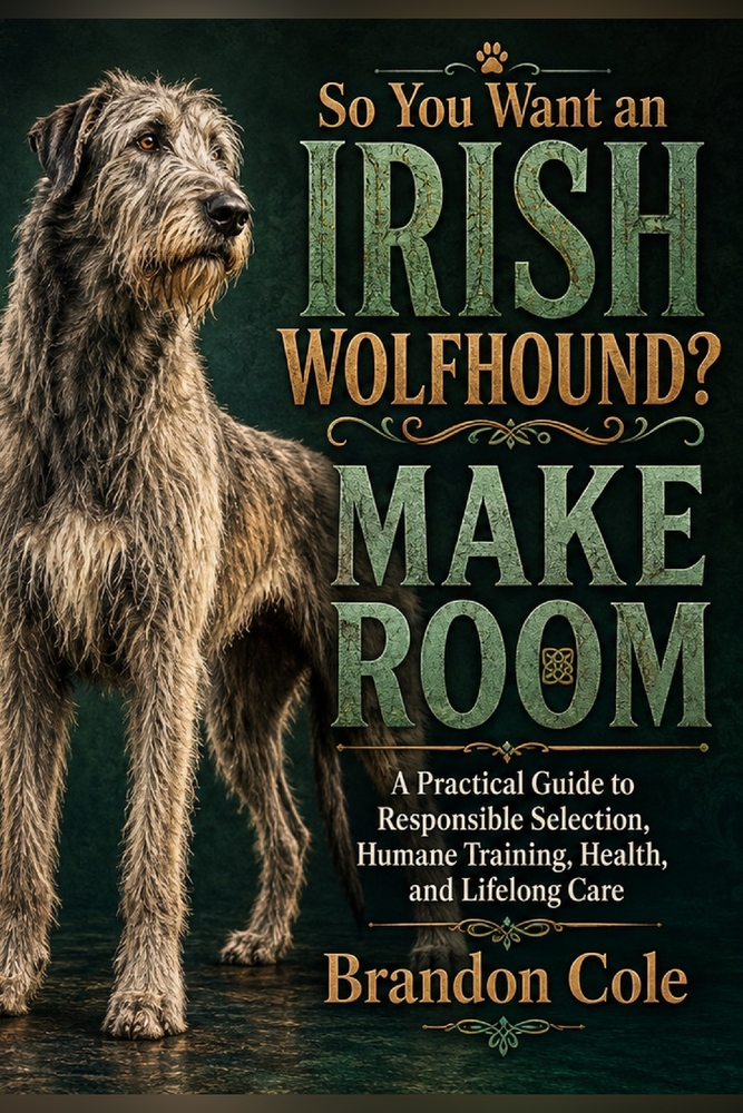 So You Want an Irish Wolfhound? Make Room: A Practical Guide to Responsible Selection, Humane Training, Health, and Lifelong Care cover